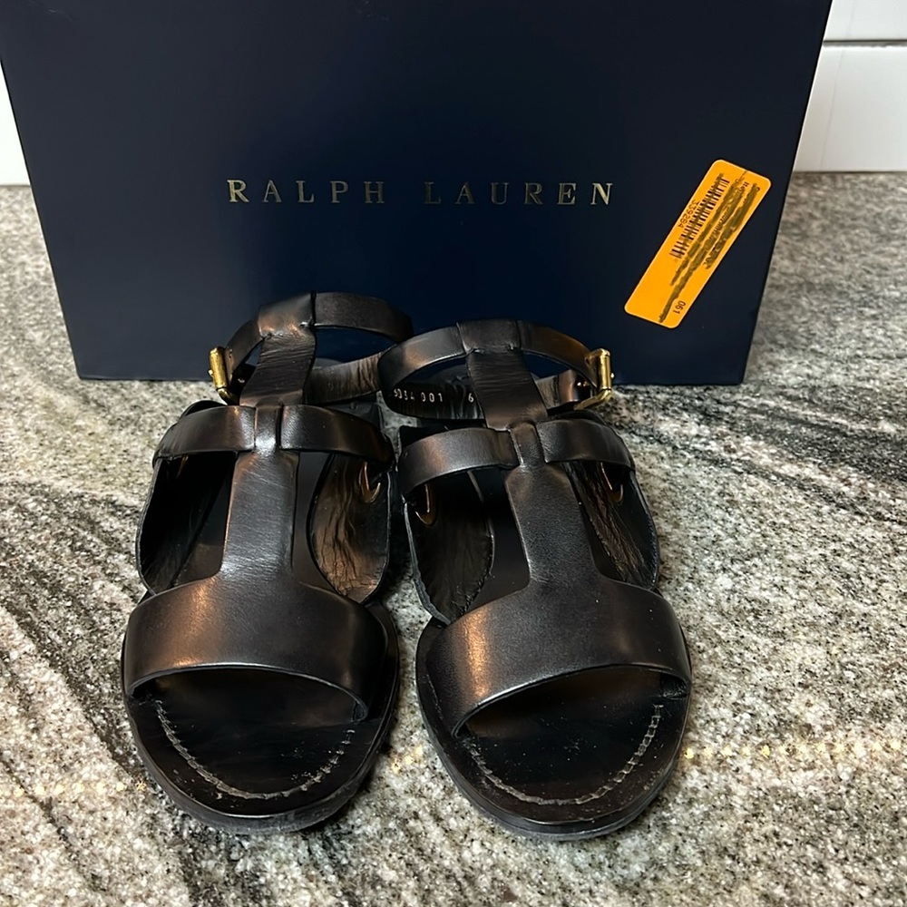Ralph Lauren Black Sandals